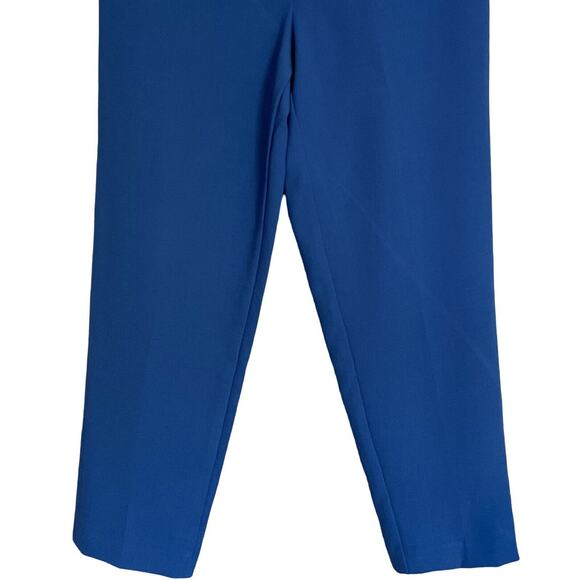 Ann Taylor Factory Pants Womens Size 8 Blue Straight Leg Hook and Eye Close - Picture 4 of 7